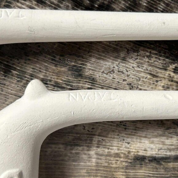 Vintage Thomas Dormer 5” white clay bubble blower pair - Picture 7 of 9